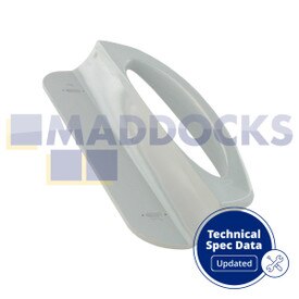 Compatível com AEG, Brandt, Electrolux, Frigidaire, Tricity Bendix, Zanker, Zanussi Multi-Model Fitting Plástico Branco Geladeira Maçaneta da porta
