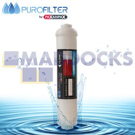Filtro de água tipo WF22 compatível (encaixe universal de 1/4" DD-7098, GXRTQR, SXS, BL-9808, DA29-10105J HAFEX/EXP, tipo USC100, marca Paxanpax)