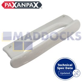 Compatível para Whirlpool AFG7000, ARC1000, ARC7000, WM1649WAQUA Série Plástico Branco Maçaneta da porta do freezer