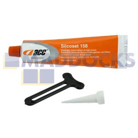 Universal Silcoset 158 Black Silicone Sealant Paste for Bonding (75ml, -60-300°C)