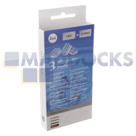 No Longer Available. Order 55-BS-411 [Genuine Original Siemens EQ Series EQ.8, EQ.7, EQ.5 & Built-in Coffee Machines Descaler Tablets (Pack of 3, TZ80002, 40g, Old Style Packaging)]