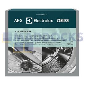 No Longer Available. Order 55-EL-88 [Genuine Original Electrolux 'M3GCP400' Clean and Care 3-in-1 for Washing Machines & Dishwashers (Pack of 12)]