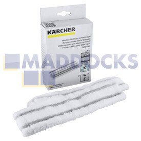 Genuine Original Karcher Micro-Fibre Window Vac Spray Bottle Cloths (Pack of 2)