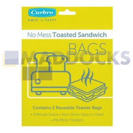 Genuine Original Carbro Toasted Sandwich Bags (Pack of 2)
