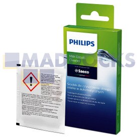 Saqueta de limpeza de circuito de leite para máquina de café expresso original Philips (CA6705/10)