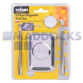 Kit de inspeção magnética de 3 peças de ferramentas originais Rolson genuínas