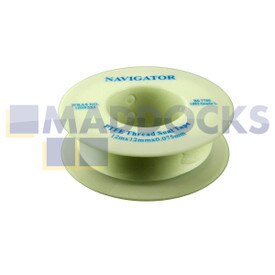 Universal PTFE White Thread Sealing Tape (12m x 12mm x 0.075mm)