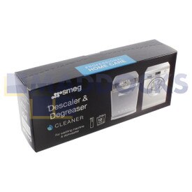 No Longer Available. Order 137-SM-77200 [Genuine Original Smeg Descaler and Degreaser (Pack of 12, EN-DE)]