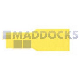 Universal Yellow Insulated Female Push-On Terminal (6.3mm, Pack of 100)