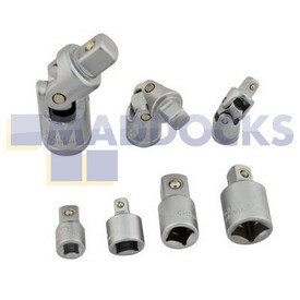 No Longer Available. Discontinued [Genuine Original Rolson Tools 7 Piece Universal Joint Adaptor Set]