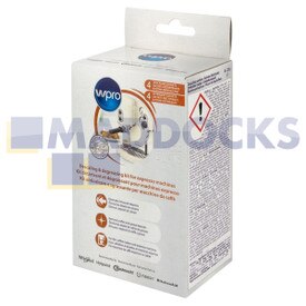 Genuine Original Whirlpool WPro Descaling and Degreasing Kit for Coffee and Espresso Machines