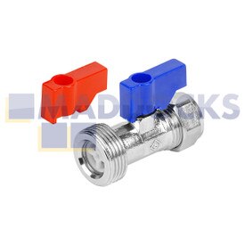 Torneira de Válvula Universal Reta Tipo Sem Retorno (3/4" x 15mm, Pacote de 1)