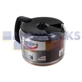 Cafeteira e tampa originais Krups genuínas pretas