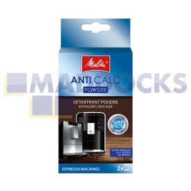 Genuíno Original Melitta 'Anti-Calc' Máquina de Café Espresso Sachês Descalcificador Descalcificador (Pacote de 2 x 40g)