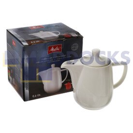 No Longer Available. Discontinued [Genuine Original Melitta 1x4 White Pour Over Porcelain Coffee Jug (0.6L)]