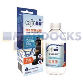 Genuine Original Caffe Nu Coffee Pod Machine Eco Decalcifier Descaler (200ml)