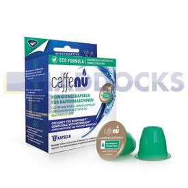 Genuine Original Caffe Nu Nespresso Eco Formula Type Coffee Pod Machine Cleaning Capsules (Pack of 5 x 3g)