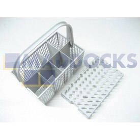 No Longer Available. Order 68-EL-23 [Genuine Original AEG Dishwasher Light Grey Complete Cutlery Basket]