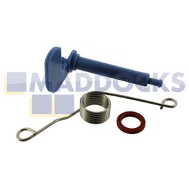 Genuíno original Bosch Siemens SGS8502, SE65560, SHV5603 Series Detergente Capt Catch Tripping Device & Spring Assembly
