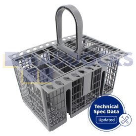 Genuine Original Indesit, Hotpoint FDF, FDL, LBF, LKF, LFT, Cesto de Talheres Cinza Série LFSA