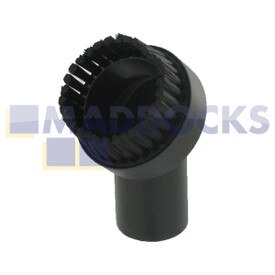 Escova redonda de plástico preto universal (32 mm)