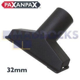 Ferramenta de estofamento simples de plástico preto universal (32 mm)
