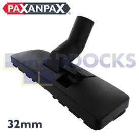 Bocal de ferramenta de piso para serviço pesado de plástico preto universal único (32 mm x 300 mm)