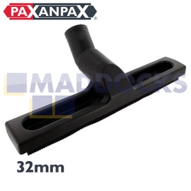 Bocal universal para rodo de plástico preto com lâminas de borracha (32 mm x 300 mm)