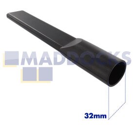 Ferramenta de fenda universal para aspirador de pó de plástico preto resistente (32 mm x 255 mm)