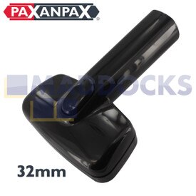 Aspirador de pó de plástico preto universal escova para animais de estimação com cerdas ajustáveis ​​ativadas por botão (32 mm)