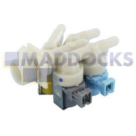 No Longer Available. Discontinued [Genuine Original BSH Bosch, Neff, Siemens WD, WFT Series Washing Machine & Dishwasher 4-Way Electromagnetic Water Solenoid Valve]