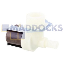 Genuine Original Electrolux Produced Solenoid Valve (1-Way 90°, Internal Diameter Output: 10.5mm, Capacity: 10l/min, Connectors: Tabs, 220V-240V, 50Hz)
