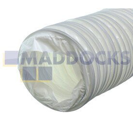 Mangueira de ventilação de plástico PVC flexível universal (6"/152mm x 3m)