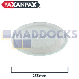 Prato giratório de micro-ondas universal com 3 fixadores (255mm)