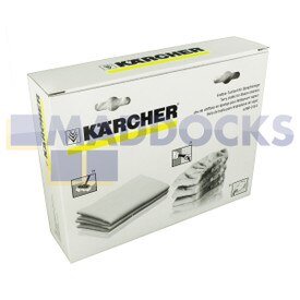 Caixa de acessórios de panos 'Terry' para limpador a vapor genuíno Karcher original (pacote de 5)
