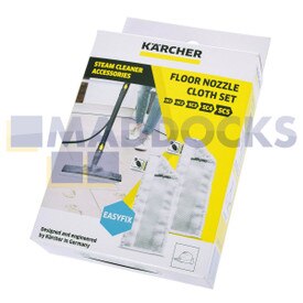 Genuína Original Karcher SC1, SC2, SC3 EasyFix; SC4, SC5 EasyFix Série Premium Microfibra Panos de Piso de Ferramenta de Piso Bico (Pacote de 2)