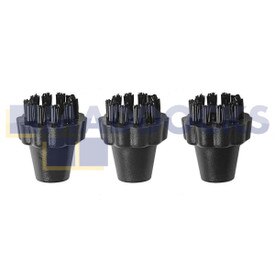 Genuine Original Polti Vaporetto Pro 85, 95, Classic 55, 65, Eco Pro 3.0 Series Nylon Cleaning Brush Kit (Pack of 3)