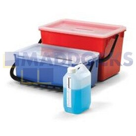 Genuine Original Numatic VMW, VMV, VMM, VER, BK1, VCN Series BK10 - MopMatic Bucket Blue with Red Dirty Mop Container