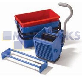 Genuine Original Numatic VMW, VMV, VMM, VER, VCN Series BK8 - Allmops Vertical Press, Blue 22 Litre and Red 22 Litre Buckets, Stainless Steel Press Frame for 1904