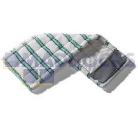 Genuine Original Numatic SPR Series Green Slalom 30cm Pocket Vertical Nylo Stripe Microfibre Mop (Pack of 10)