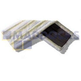 Genuine Original Numatic SPR Series Yellow Slalom 40cm Velcro Nylo Stripe Microfibre Mop (Pack of 10)