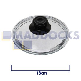 Panela Universal, Wok, Frigideira Tampa de Vidro Pyrex (18cm)