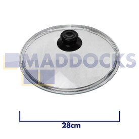 Panela Universal, Wok, Frigideira Tampa de Vidro Pyrex (28cm)